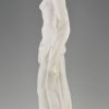 Art Deco marble sculpture of a nude