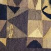 Mid-century handwoven abstract tapestry 1972 Primavera