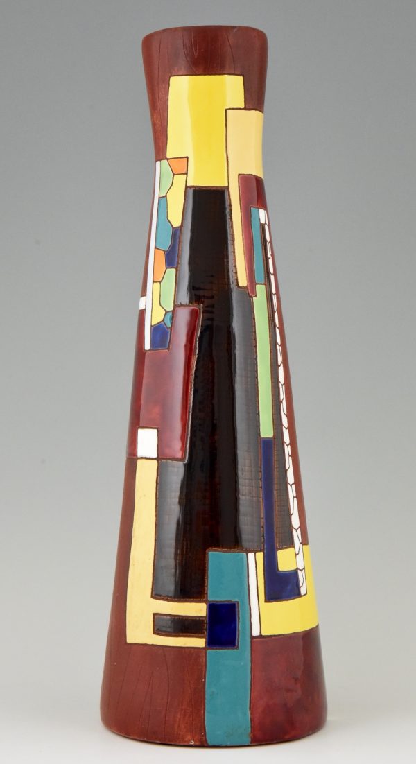Vase Keramik Abstrakt 1960