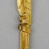 Art Deco bronze letter opener with eagle.