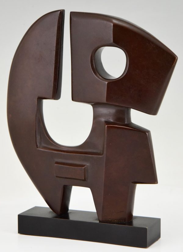 Moderne Bronze Skulptur Abstrakt