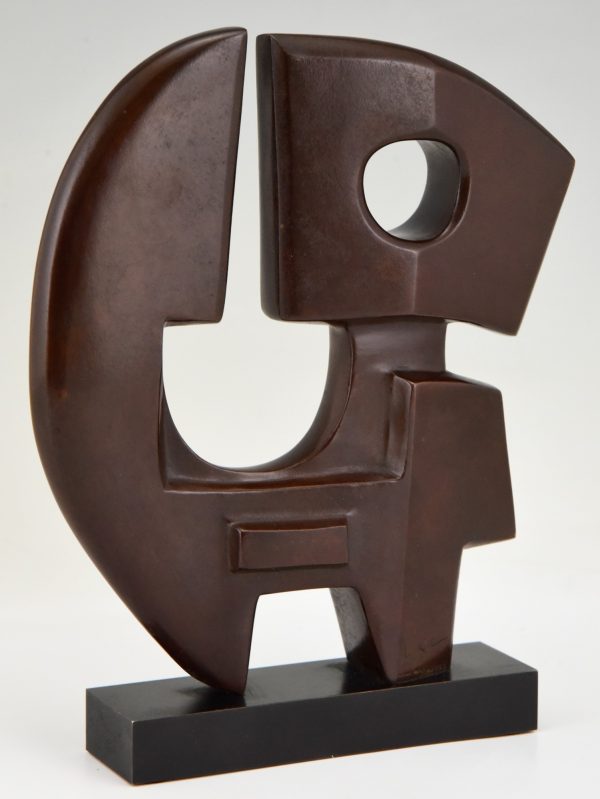 Moderne Bronze Skulptur Abstrakt