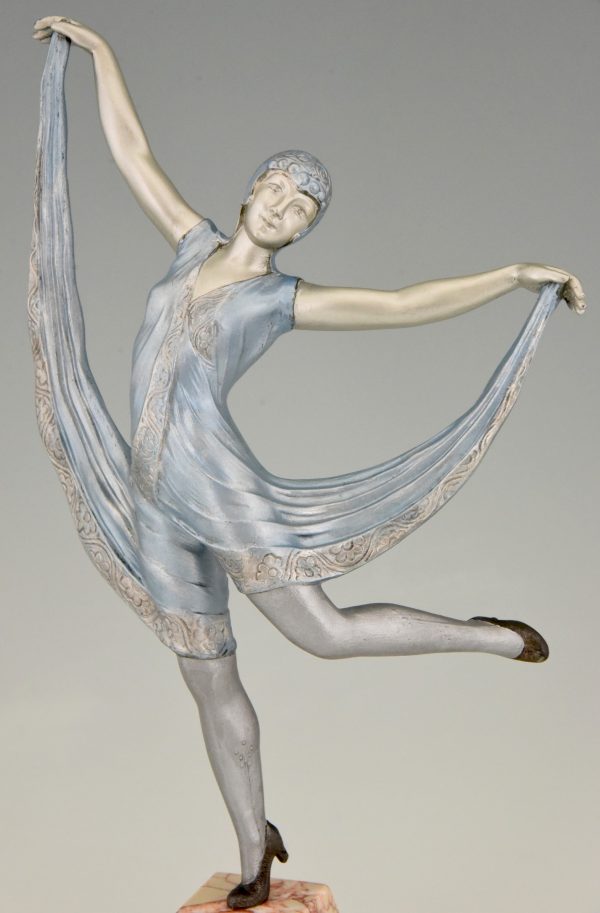 Art Deco sculpture of a dancer