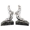 Art Deco seal bookends