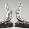 Art Deco seal bookends