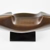 Moderne bronzen abstracte sculptuur