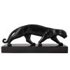 Art Deco bronze panther sculpture