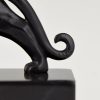 Art Deco bronzen sculptuur panter