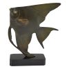 Art Deco sculpture en bronze poisson