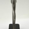 Art Deco bronzen beeld vis