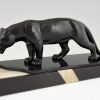 Art Deco sculpture of a panther