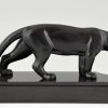 Art Deco sculpture of a panther