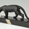 Art Deco sculpture of a panther