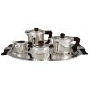 Art Deco silvered tea and coffee set 5 pc