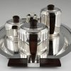 Art Deco versilbert Kaffeeservice 5 Teile