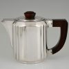 Art Deco versilbert Kaffeeservice 5 Teile