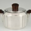 Art Deco versilbert Kaffeeservice 5 Teile