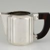 Verzilverd Art deco koffie servies 5 delig