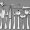 Boreal Art Deco 144 pc silvered flatware set in original case