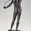 Bronze Skulptur Fechter Männlicher Akt