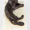 Art Deco Bronze Skulptur Panther