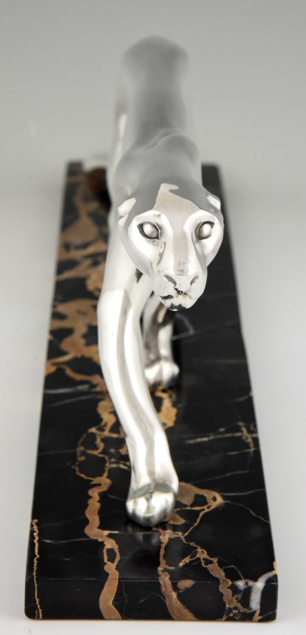 Art Deco panther sculpture