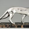 Art Deco panther sculpture