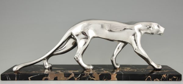 Art Deco panther sculpture