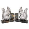 Art Deco squirrel bookends.