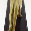 Art Deco bronzen sculptuur panter