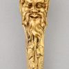 Jugendstil Bronze Brieföffner Lesezeichen Mit Satyr