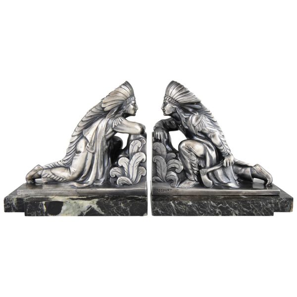 Art Deco Indian bookends.