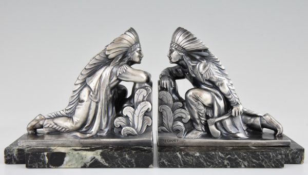 Art Deco Indian bookends.