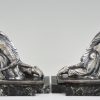 Art Deco Indian bookends.