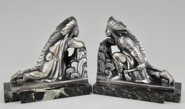 Art Deco Indian bookends.