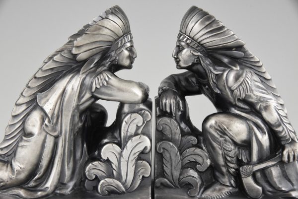 Art Deco Indian bookends.