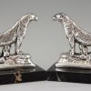 Art Deco panther bookends