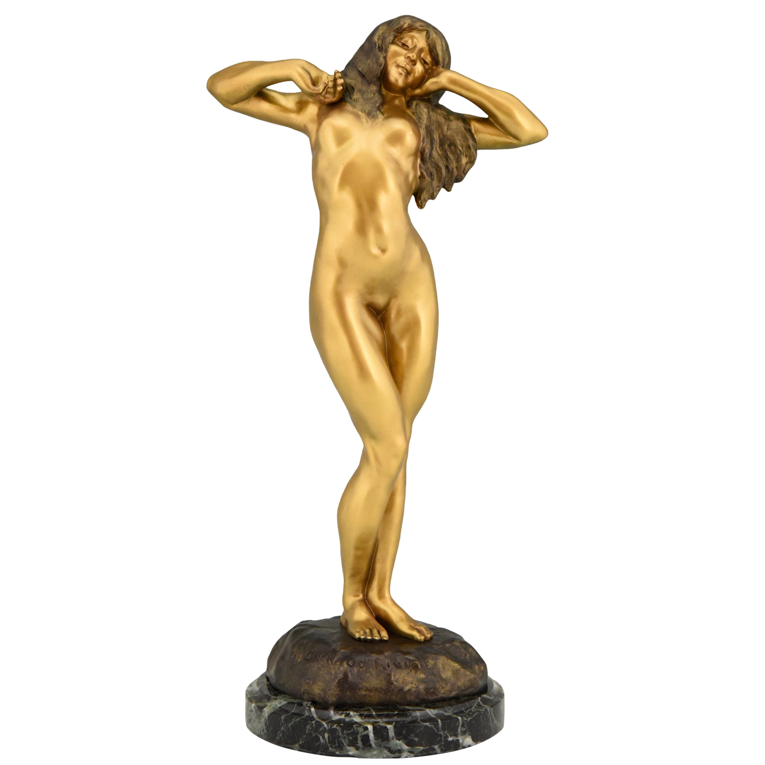 Art Deco sculpture bronze femme nue Art Deco sculpture bronze femme nue