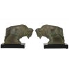 Art Deco bison bookends