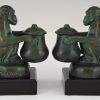 Art Deco bookends monkeys