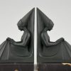 Art Deco bookends reading ladies