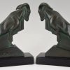 Art Deco Ibex or ram bookends