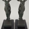 Art Deco Ibex or ram bookends