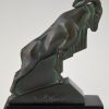 Art Deco Ibex or ram bookends