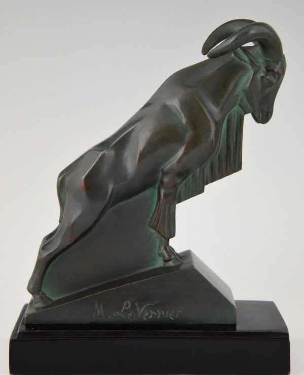 Art Deco Ibex or ram bookends