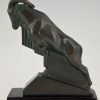 Art Deco Ibex or ram bookends