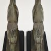 Art Deco Ibex or ram bookends