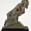 Art Deco Ibex or ram bookends