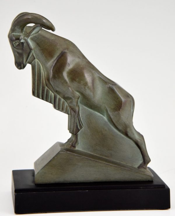 Art Deco Ibex or ram bookends