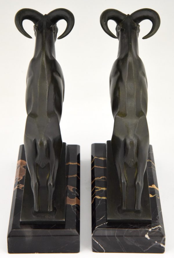 Art Deco Ibex or ram bookends